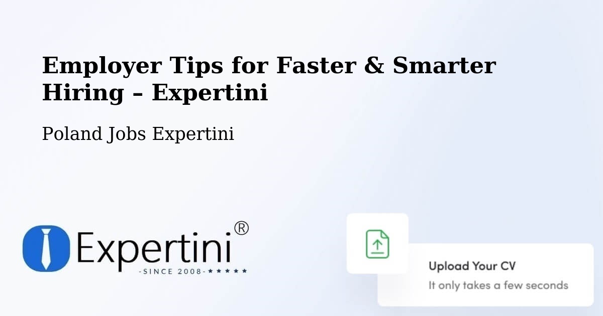 Employer Tips for Hiring & Recruitment – Piecki - Piecki, Poland Jobs Expertini