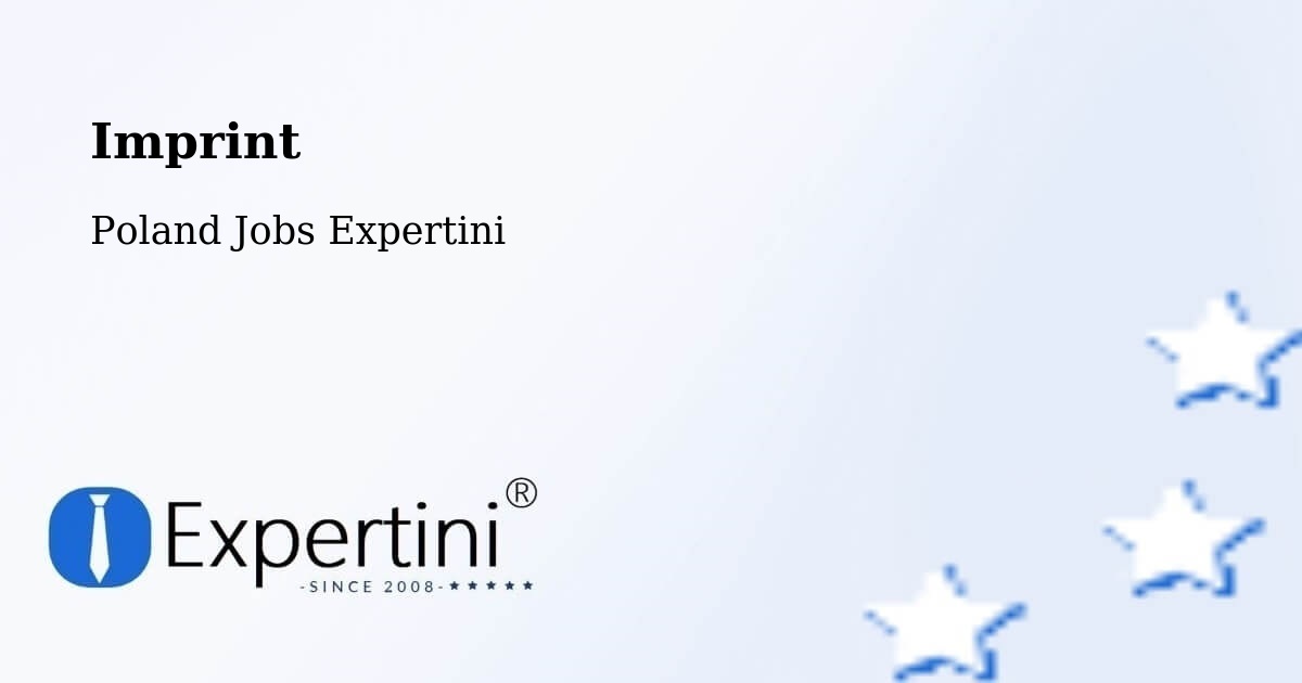 Imprint – Piecki - Poland Jobs Expertini