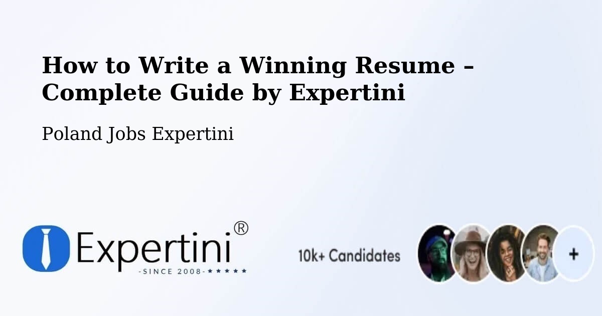 Resume Writing Guide for Job Seekers – Piecki - Piecki, Poland Jobs Expertini